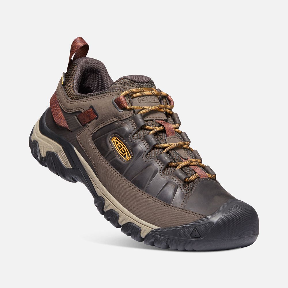 Keen Outdoor Ayakkabı Erkek Kahverengi/Turuncu - Targhee Iii Waterproof - Türkiye MHCA08196